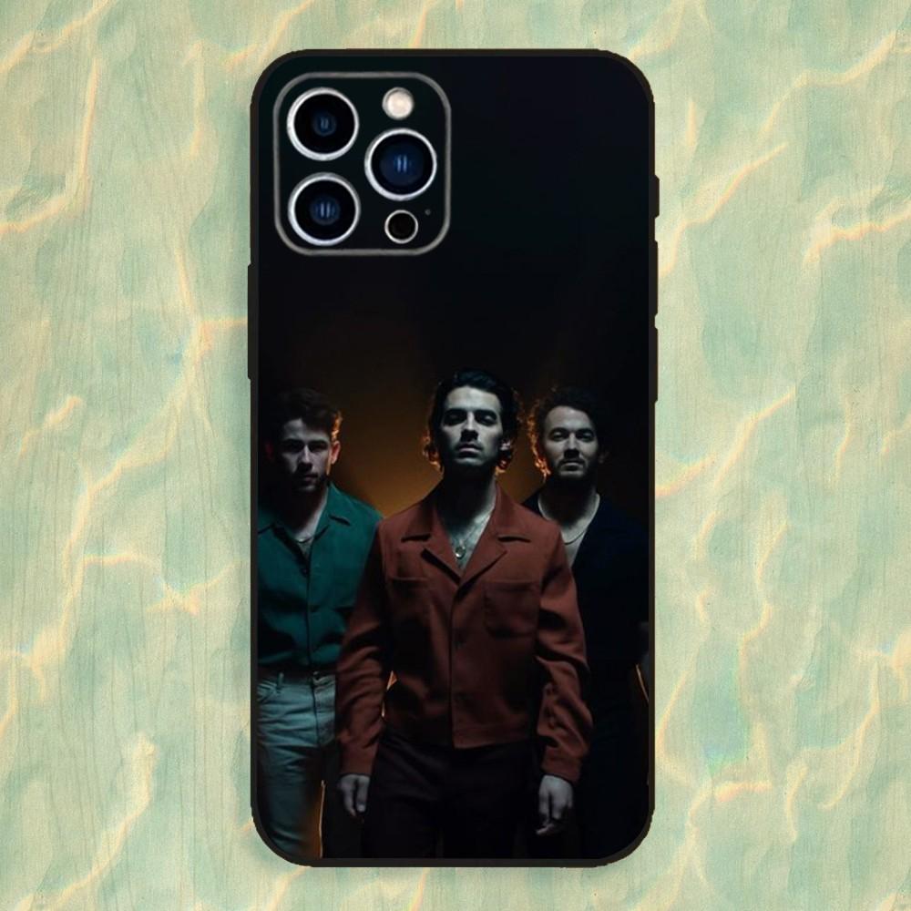 J-Jonas B-Brothers Band Phone Case For iPhone 16,15,14,13,12,11 Plus,Pro Max,XS,X,XR,SE,Mini,8,7,Soft Silicone Black Cover