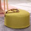 Floor Pillow 20cm Thickness Cotton Fabric Soft Comfortable Detachable Round Floor Cushion for Home Indoor Grass Green