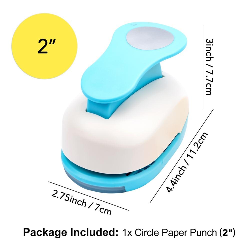 Circle Paper Punch - Create Perfect Circles for Handmade Craft Projects - Ideas for Scrapbooking, Card Making, DIY Photo Albums