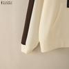 ZANZEA Women Hoodies Casual Loose Long Sleeve Pullover Sweatshirt
