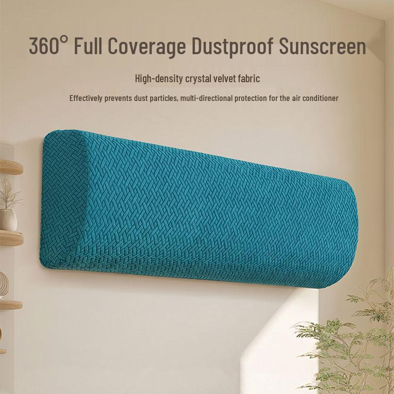 2026 New Model Elastic Wall-Mounted Air Conditioner Cover for Midea/Gree 1.5P - Full Coverage Protection