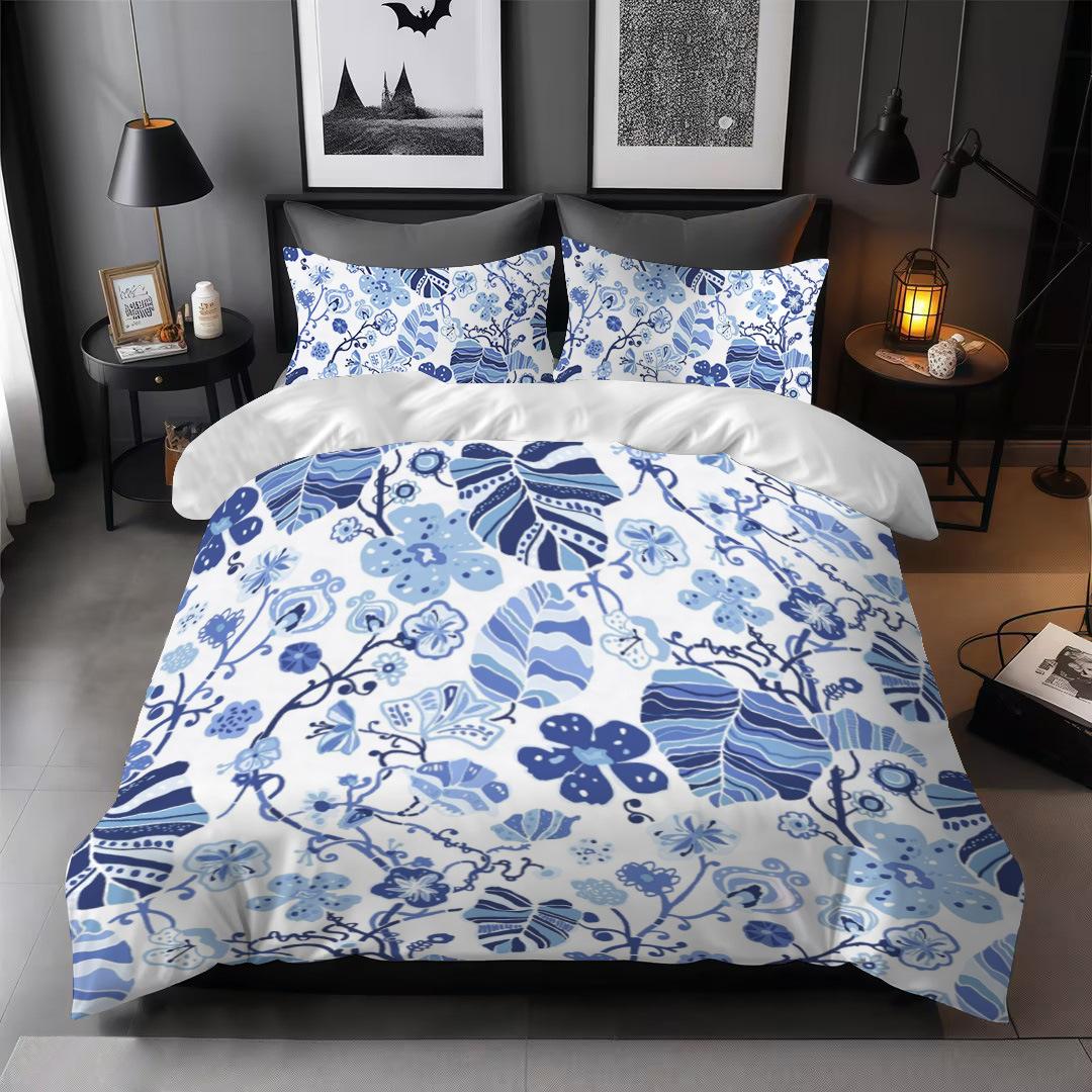 

Cartoon Children S Quilt Set Three-Piece 3D Digital Printing Bedding Kit 135 * 200Cm 50 * 80cm * 1 two-piece set