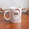 11oz White Coffee Mug with Durable Ceramic Body, Glossy Finish and Dual-Side Printing for Warm Drinks In Home Kitchen or Workplace