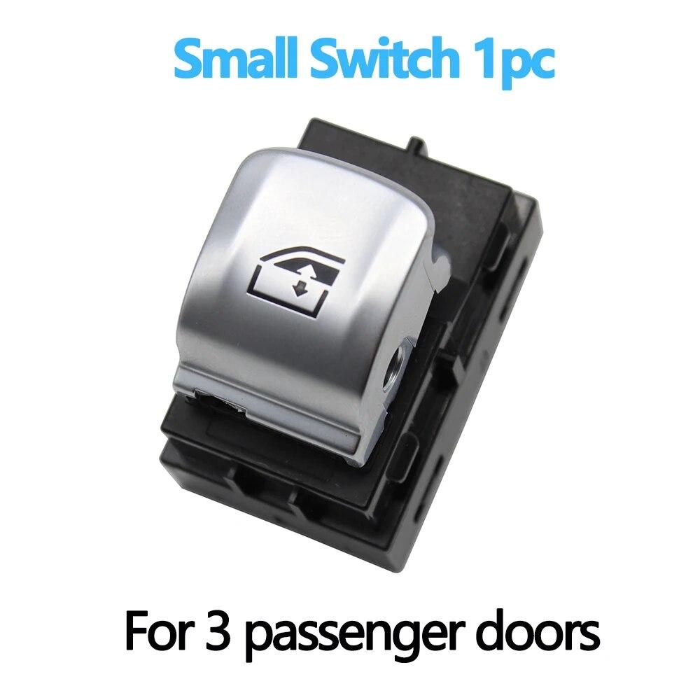 

LHD RHD электрическая мощность хромированный переключатель управления стеклоподъемником кнопка регулятора для BMW X3 X4 X5 5 6 серии G30 G31 G01 G02 Small Switch 1PC