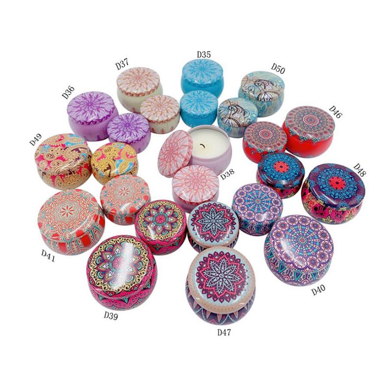 1Pcs Tinplate Candy Box Cookie Case Home Decor Festive Drum-Shaped Supplies