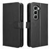 Compatible with Infinix Hot 50 Pro+ 4G: Flip Card Slot Leather Case with Diamond Texture