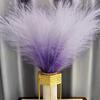 10pcs Artificial Boho Flower Faux Pampas Grass Fake Fluffy Reed Wedding Flower Arrangement Decorations Home Room Decor Flowers