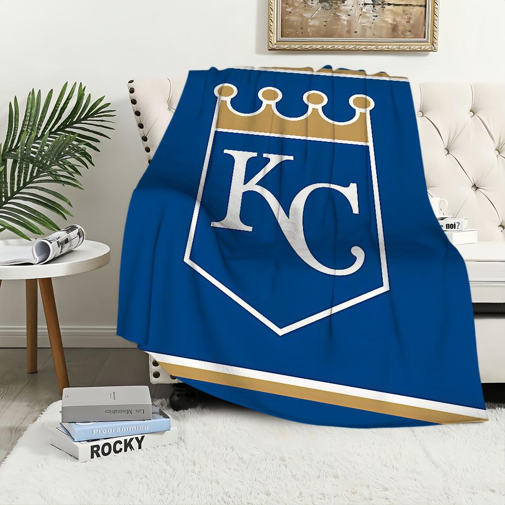 K-Kansas City R-Royals Baseball Blanket Blanket for Couch Sofa Travel Home Hiking Picni Bed Beding Flannel Blanket birthday gift