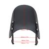 Motorcycle Windshield Reduce Wind Resistance Increase Driving Stability Replacement for Ducati Scrambler 800 400 Smoky Gray