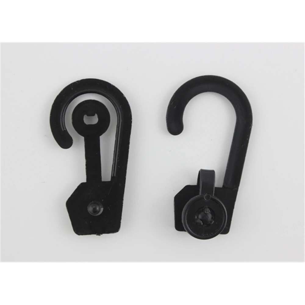 200pcs/lot Plastic Display Hooks Shirt Dress Underwear Sock Gloves Clip Hanger Bag Package Header Hook Clothes Hangers