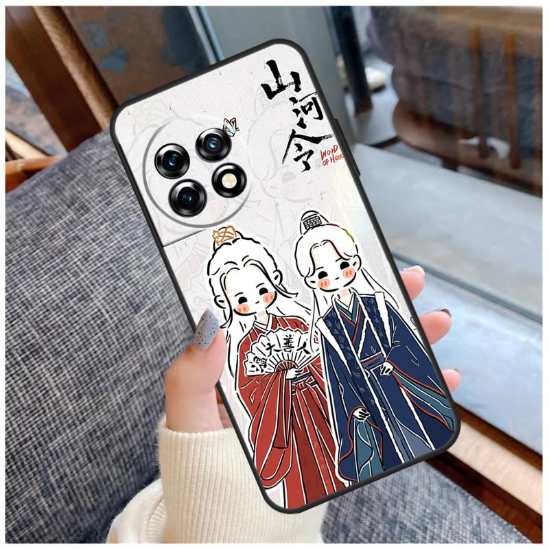 EHRENWORT Shan He Ling Cartoon Hülle Für OnePlus 13R 13T 12R 10R 10T 15 13 12 11 10 9 Pro Nord 5 CE 2 3 4 Lite N20 N30 Hülle