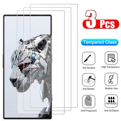 3 Stück Panzerglas-Displayschutzfolie für ZTE Nubia Red Magic 9 9S Pro HD-Film Schutz Panzerglas Schutz Klarfolie