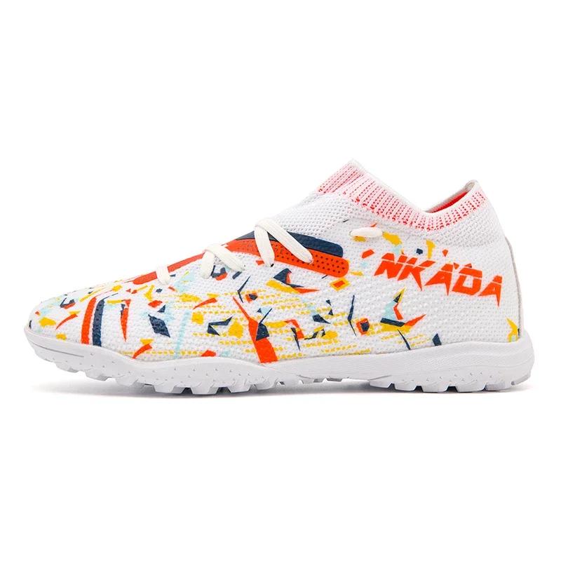 Men Football Boots Society Soccer Shoes Casual Grass Training Cleats Outdoor High Quality Sneaker Long Spikes Football Shoes