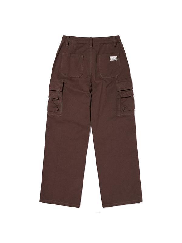 KIRSH Utility Cargo Cotton Pants [Brown]