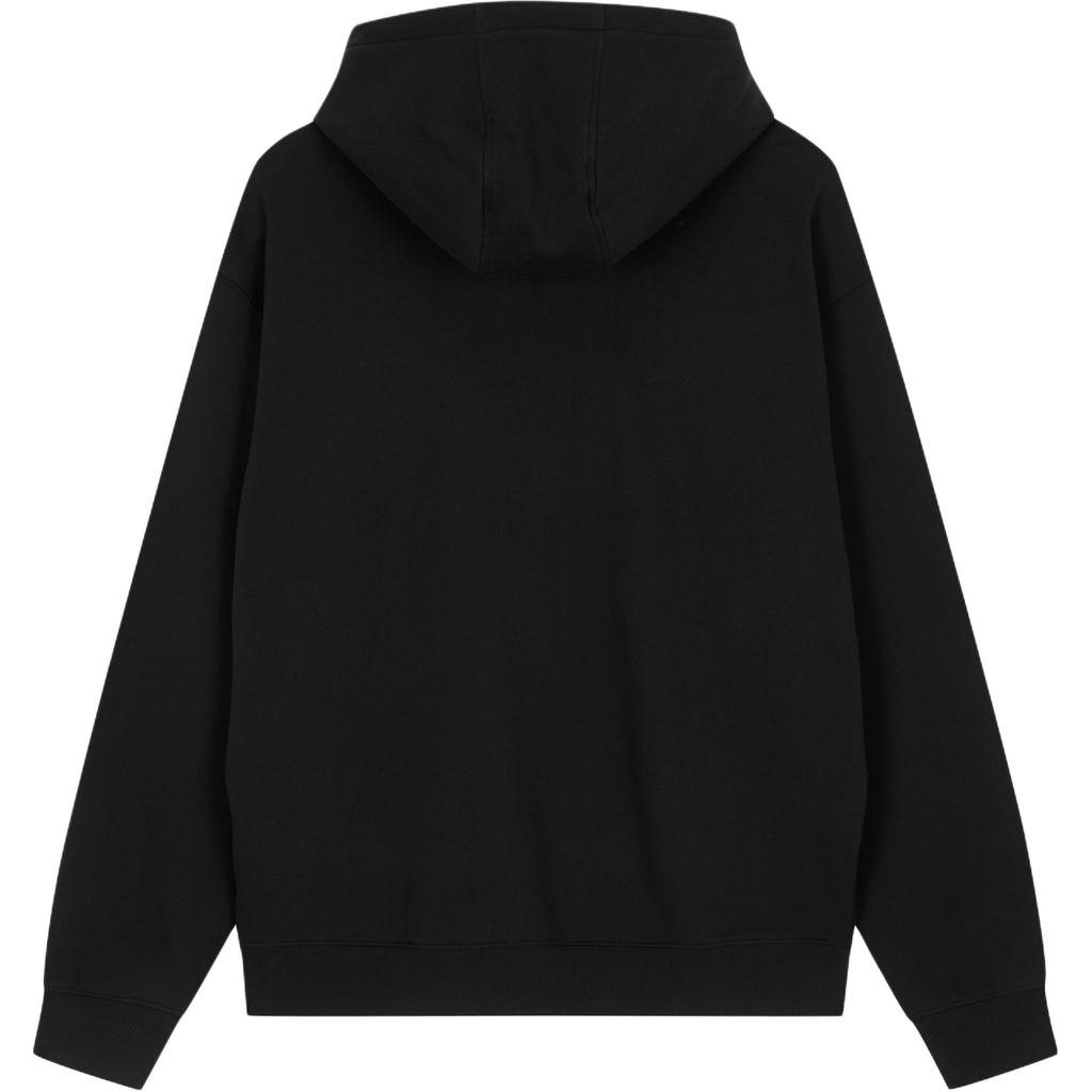 Calvin Klein Letter Print Hooded Sweatshirt Unisex Sweatshirt Black J327360-BEH