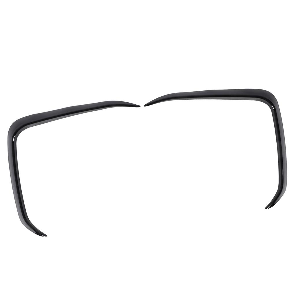 2PCS Front Bumper Spoiler Aerodynamic Left Right Cool Bumper Splitter Trim for X6 G06 Sport 2019 to 2023 Glossy Black