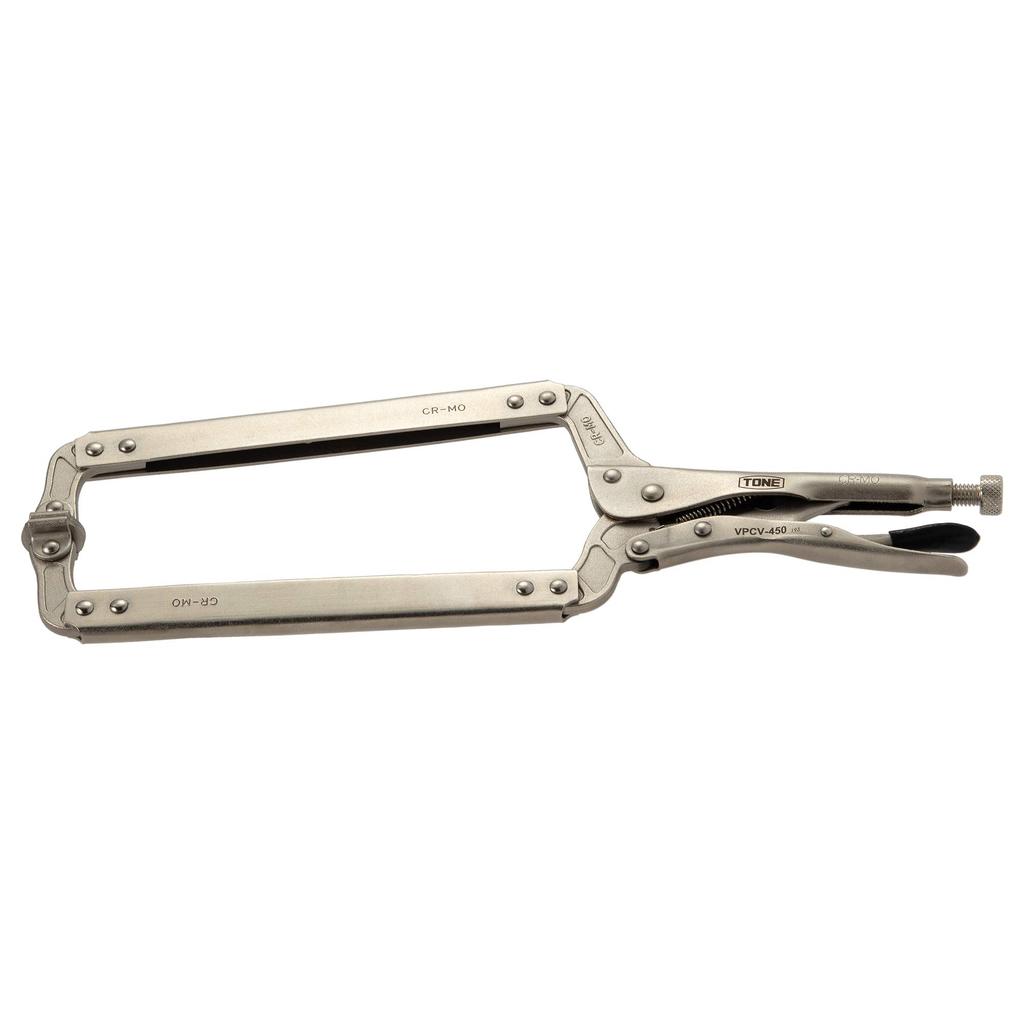 TONE Grip Pliers Overall Length 455mm (C-type Swivel) VPCV-450,