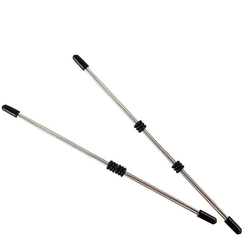 Double Bar Adjustable BDSM Play Extreme Steel Nipple Clamps with Silding Tensioner Sex Toys for Women