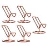 5PCS Cute Metal Cell Phone Stand Stable Ergonomic Perspective Portable Cell Phone Stand for Desk 