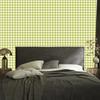 Wallpaper Fabric Pattern Yellow and Cream for Living Room and Bedroom 50x1000