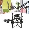 Microphone Shock Mount Clip Mic Anti Vibration Holder for Live Streaming Recording Studio