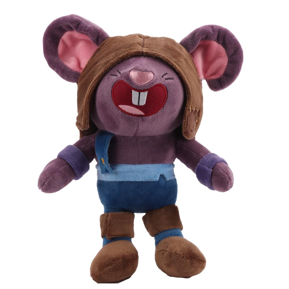 

30 см кавайная мультяшная мышь плюшевая игрушка аниме игровые периферийные устройства слепая мышь милые изысканные куклы любители игр рождественские подарки 30cm орхидейный