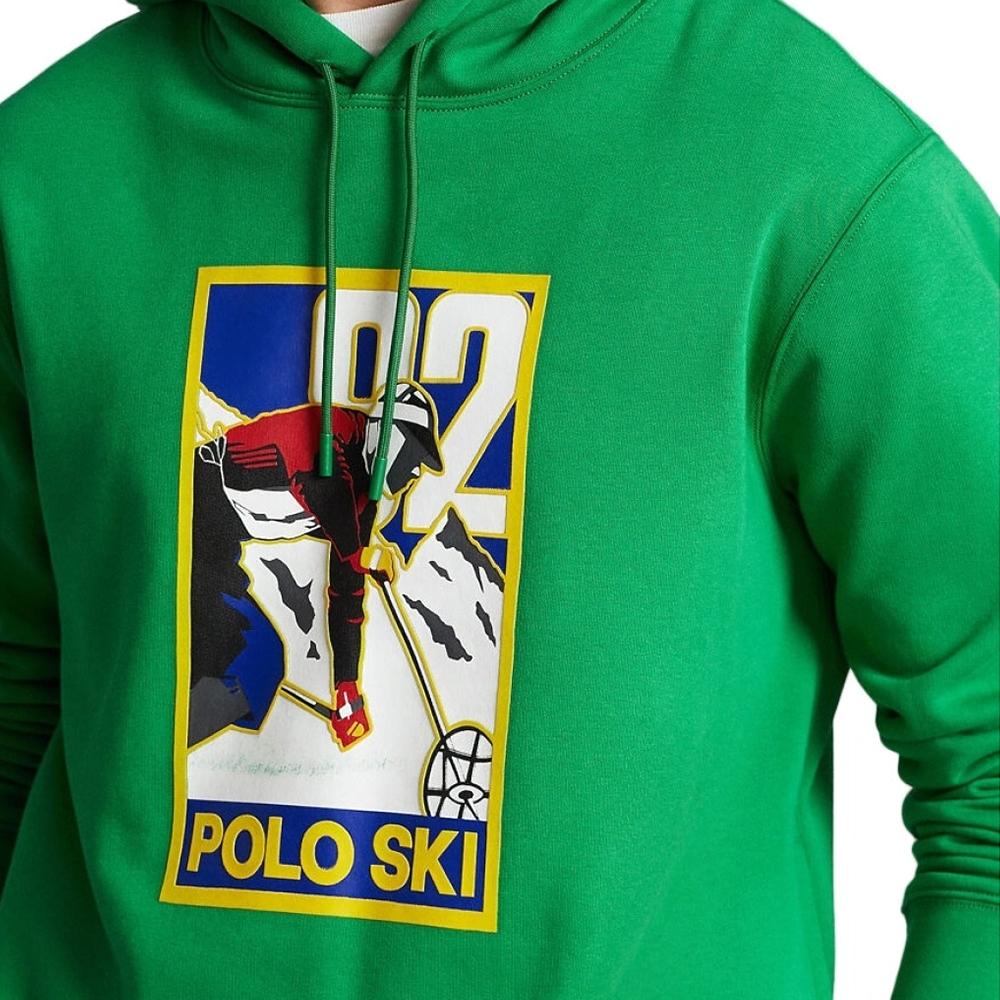 Polo Ralph Lauren FW22 Fleece Hooded Sweatshirt Men sweatshirts Green MNPOKNI16822466-300