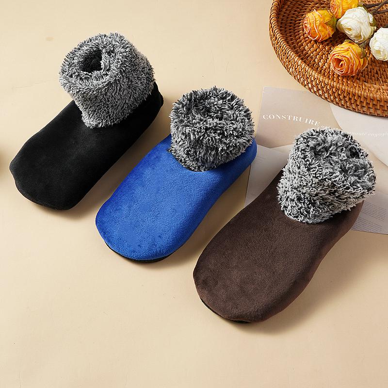 Warme flauschige Socken-Hausschuhe für Frauen Erwachsene Hohe Socken für den Boden Verdickte bequeme warme Socken für den Heimgebrauch