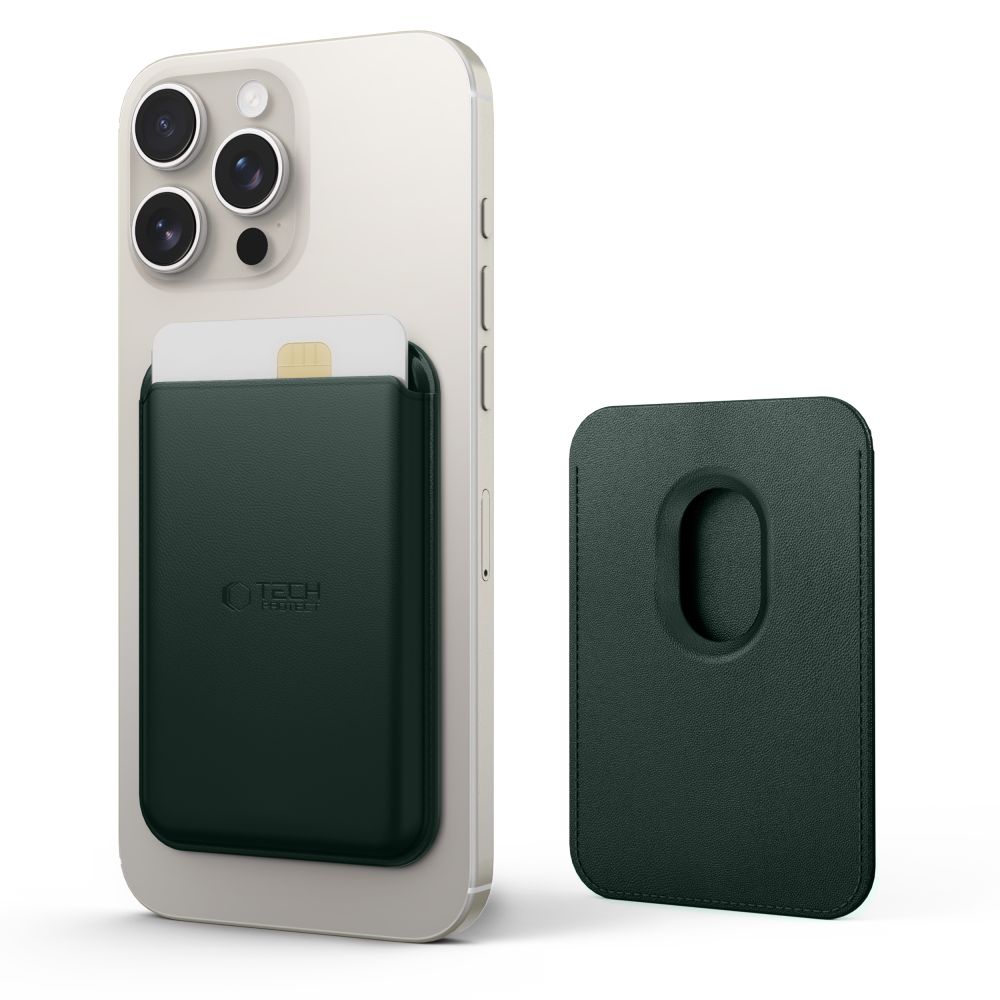 Tech-Protect Magwallet Magsafe Universal Magnetic Card Holder Khaki