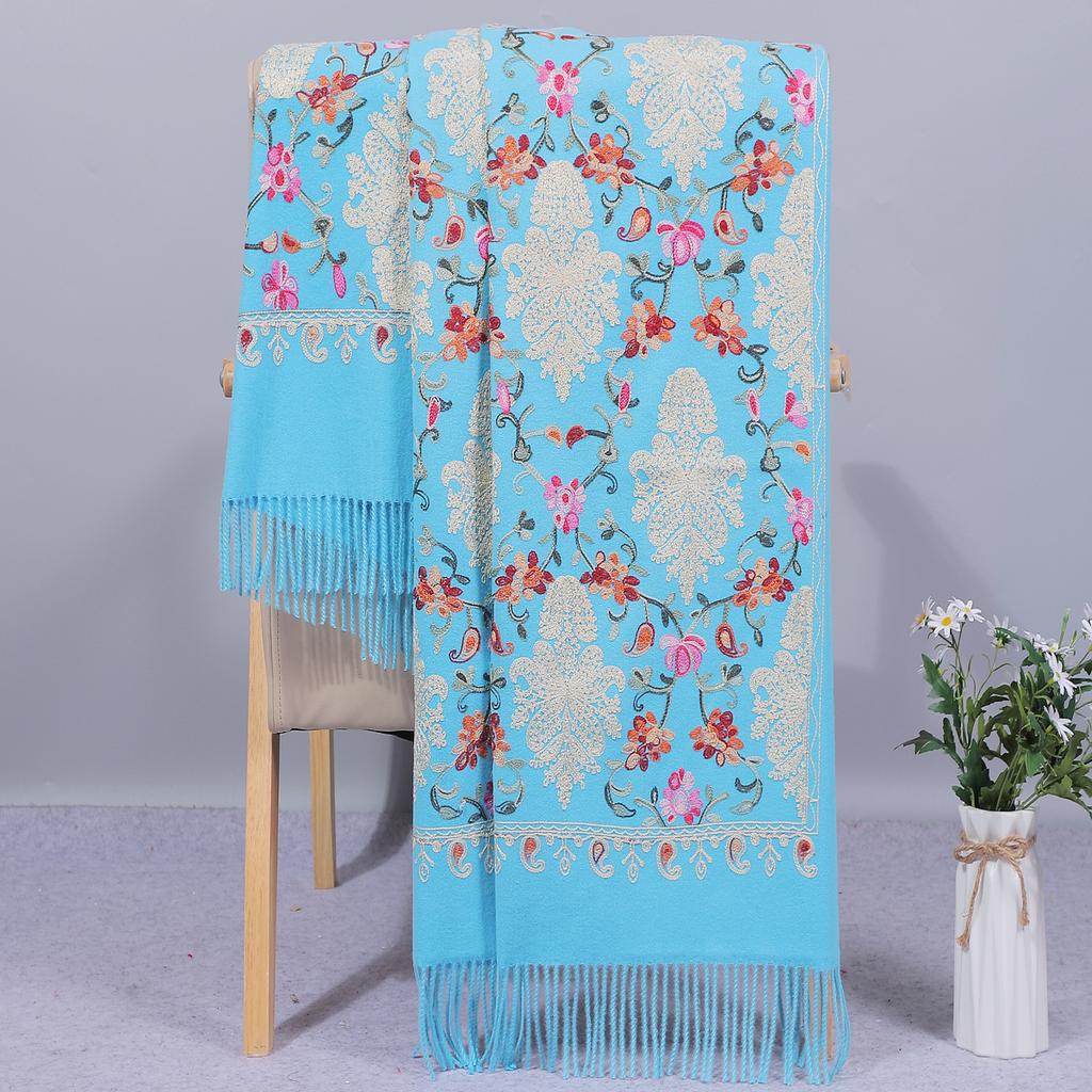 Autumn and Winter Red Scarf for Women, Spring and Autumn Embroidered Shawl, Gift for Mother, Wedding Dress, Cheongsam Outerwear, Wedding Banquet,