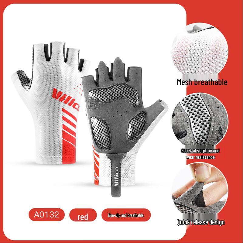 

Taichimao Men s Summer Half-Finger Cycling Gloves M-XL
