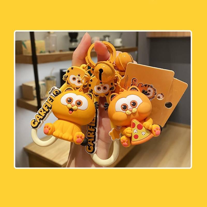 Adorable Garfield Keychain With Creative Cartoon Design Perfect For Birthdays And Holidays