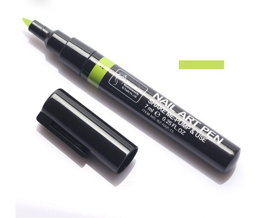 Bolígrafo de Arte para Uñas de 16 Colores Herramienta de Diseño para Pintar Para Impresionantes Manicuras con Esmalte en Gel UV