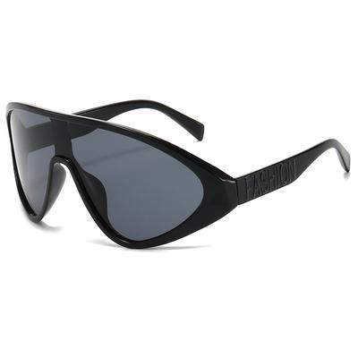 Toad Sunglasses Large Frame Integrated Sunglasses Outdoor Windproof Sunglasses Street Shot