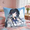 Wuthering Waves Yangyang Cushion Cover Square Short Plush Pillow Case Living Room Sofa Home Decor Funda X