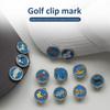 New Golf Ball Mark+Golf Hat Clip Zodiacs Design Magnetic Alloy Marker Golf Accessories Rat Ox Tiger Rabbit Dragon Snake Horse