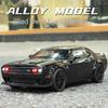 Dodge Challenger Hellcat Toy Car for 1: 32 Scale Die Cast Metel Cars Toy Pull Back Hellcat Model Cars with Sound and Light