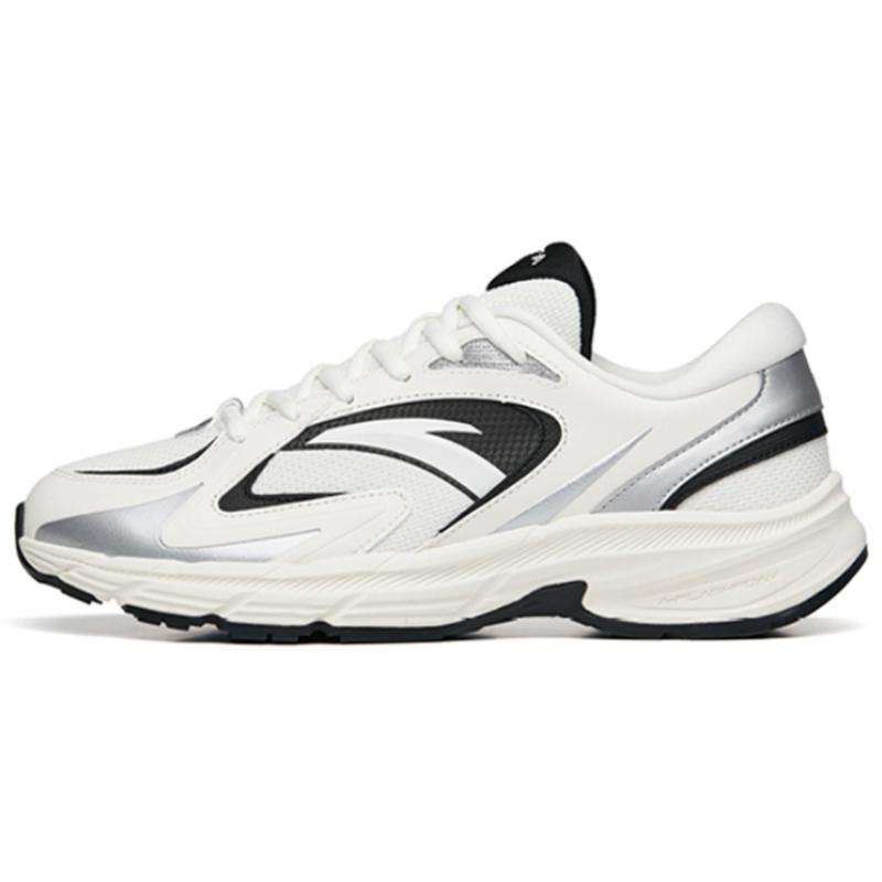 Anta AT952 Cushioning Anti-Slip And Wear-Resistant Low-Top Sports Casual Shoes Ivory White Sneakers 912235597-2 42.5