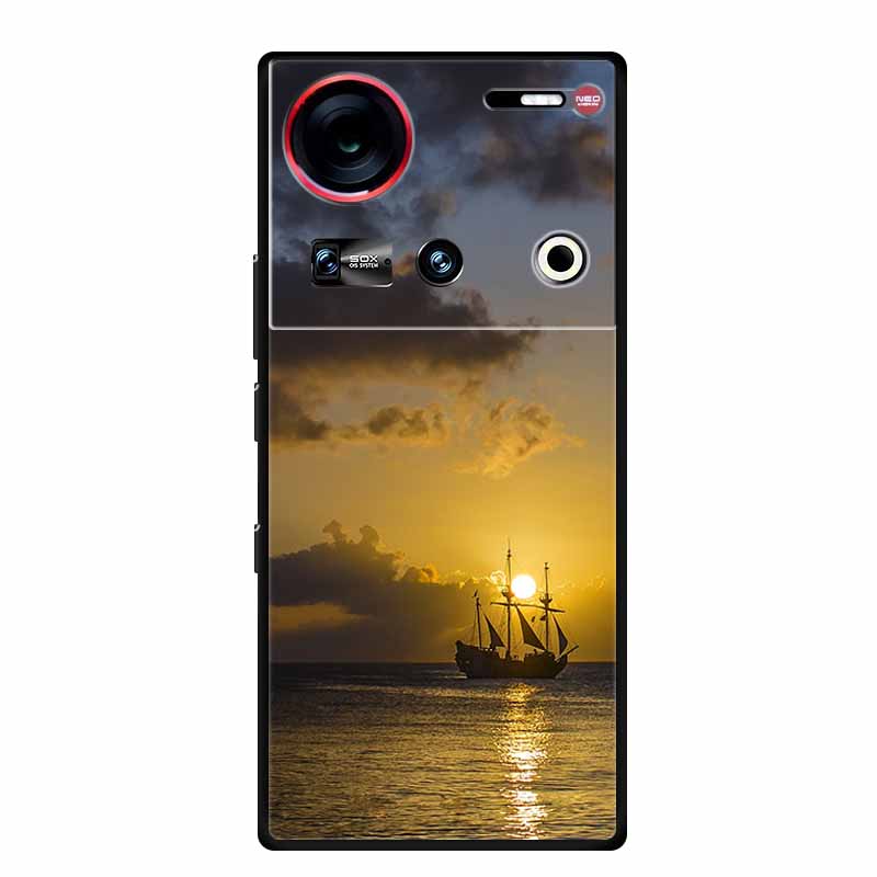 

For ZTE nubia Z70 Ultra 5G Case Original Soft Silicone TPU Phone Cases Back Cover For ZTE NubiaZ70 Ultra Scenery Shockproof etui -ZTE nubia Z70 Ultra