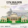 8034 World Architecture USA MIT University School Model 3D DIY Mini diamentowe klocki cegły zabawka do budowania dla dzieci bez pudełka!