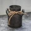 Creative Milk Jug - Shaped Rustic Style Floral - Arranging Iron Bucket Decorative Flower Bucket Dried - Flower Arranging Bucket