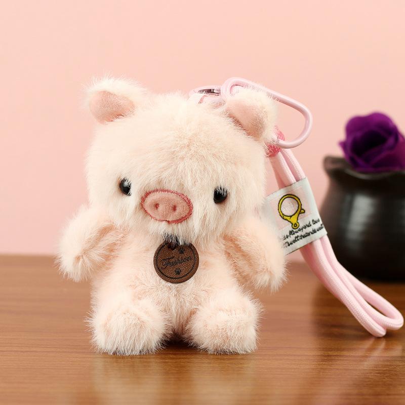 

Super Cute Kawaii Capybara Plush Toy Stuffed Animal Keychain Bag Charm Pendant for Backpack Purse Keys Gift Idea Adorable Doll 12 cm