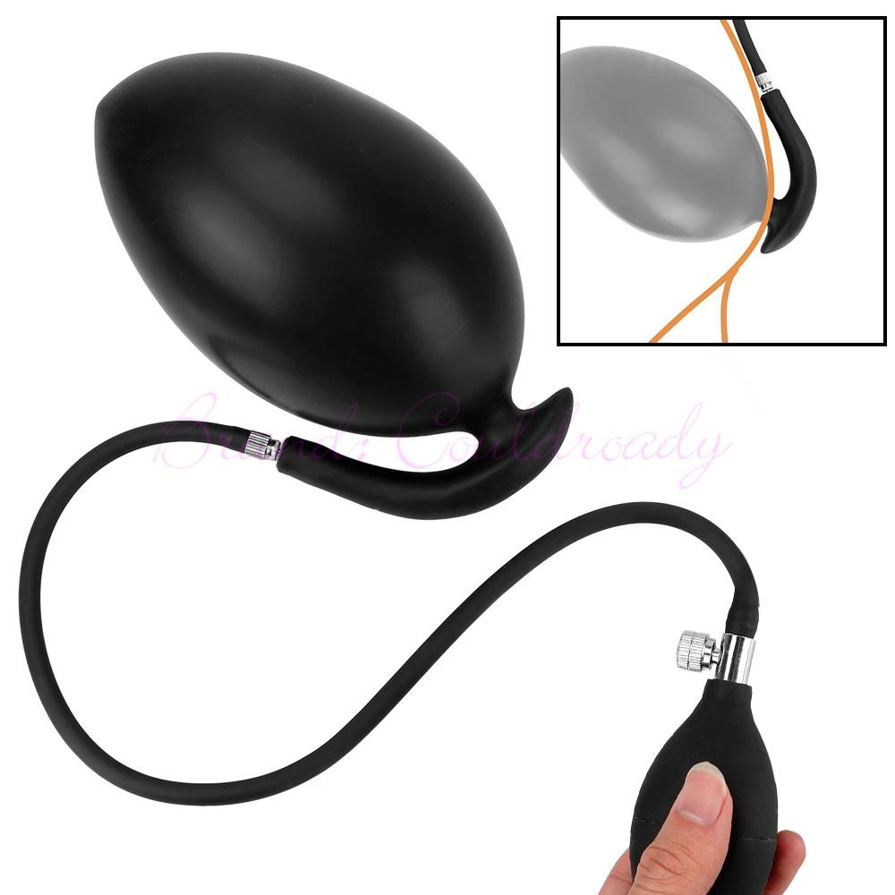 Inflatable Anal Plugs Anus Expander Butt Plug Dilator G Spot Stimulator Prostate Massager Sex Toys for Men Women