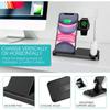 4 in 1 15W schneller kabelloser Ladeständer für iPhone 14 13 12 x 8 Apple Watch faltbare Ladestation für Airpods 3 Pro iWatch