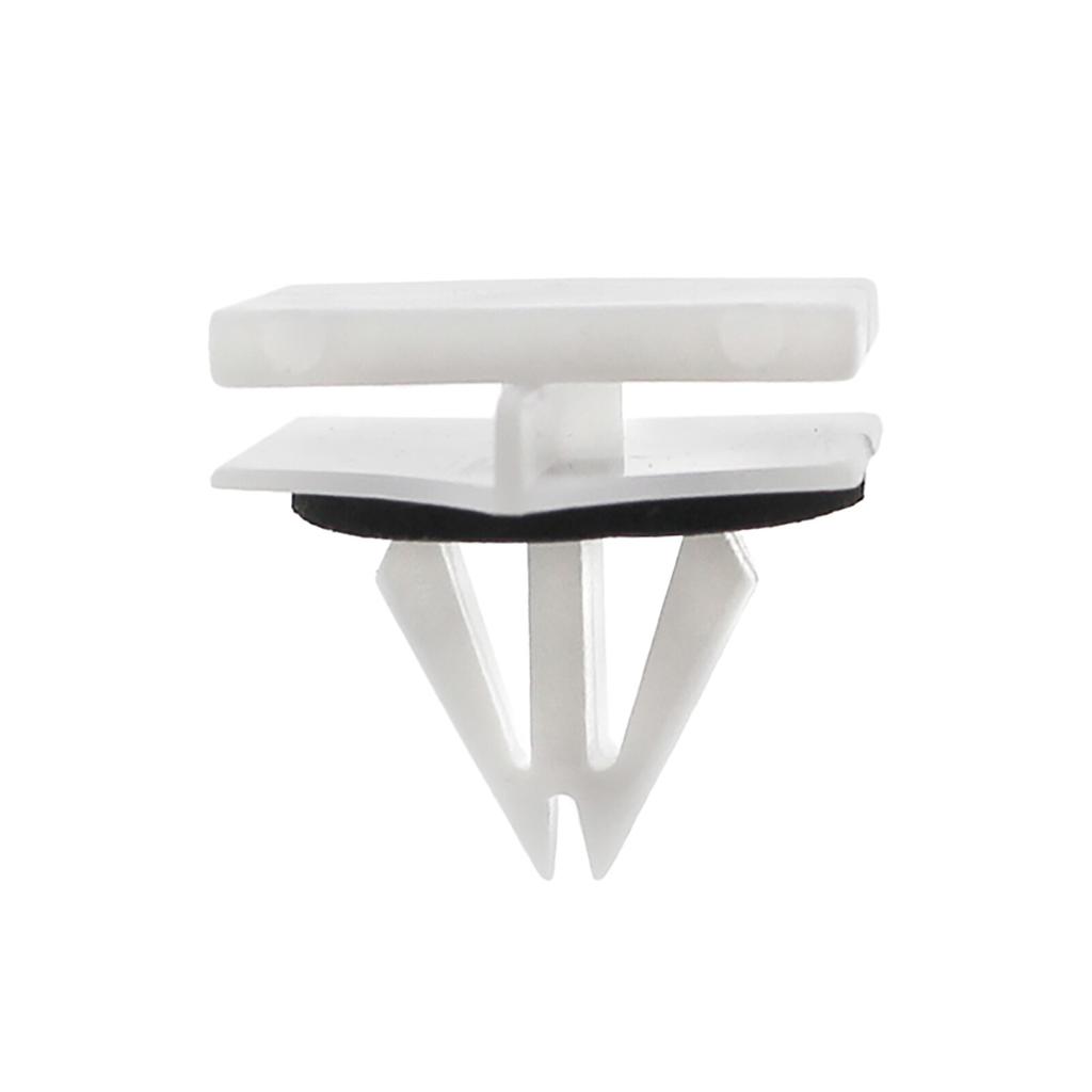 100X nylon white Rocker Panel Moulding fasteners Car Clips for Chevy