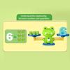 Kids Plastic Frogs Scale Toy For Number Learning Interactive Counting Activity With Colorful Shapes Preschool Education