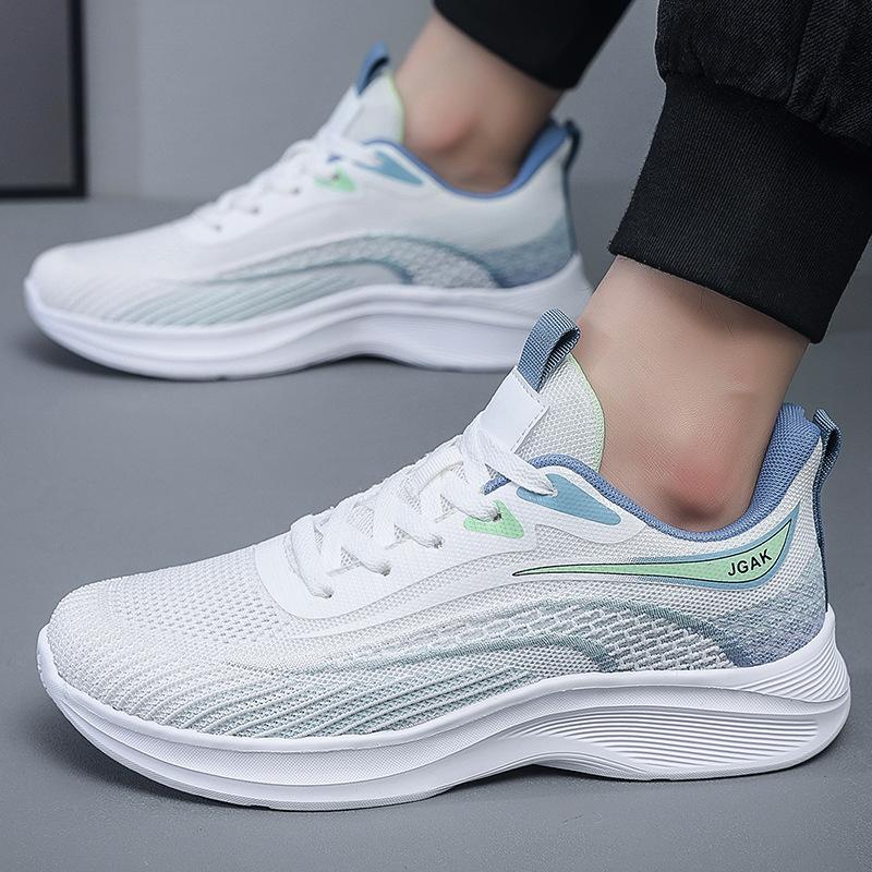Men's Shoes Lightweight Non-slip Casual Mesh Shoes Men's Soft-soled Sports Running Shoes