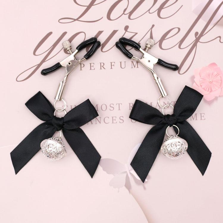 BDSM Bow Bells Stainless Steel Matal Butt Plug Sexy Rabbit Cosplay Suitable For Couples Flirting And Teasing For