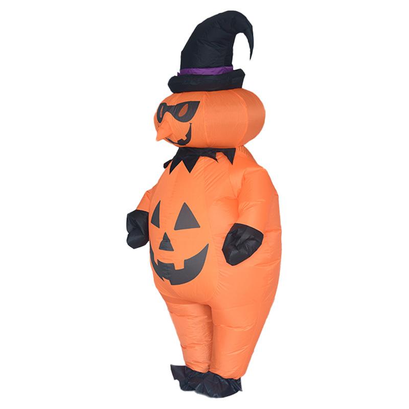 Inflatable Pumpkin Witch Costume for Adults