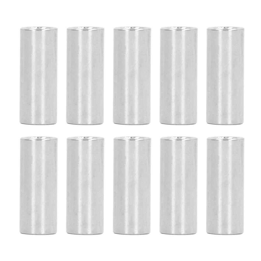 10 Pcs Round Connector Nut M8x1.25 L30mm Stainless Steel Coupling Nuts Threaded Sleeve Rod Kit